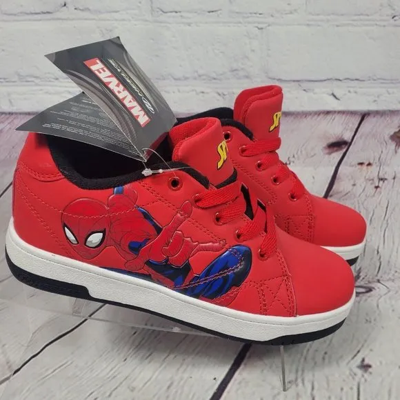 Heelys Men's Size 6 Red Marvel Spiderman Skate Shoes Sneakers