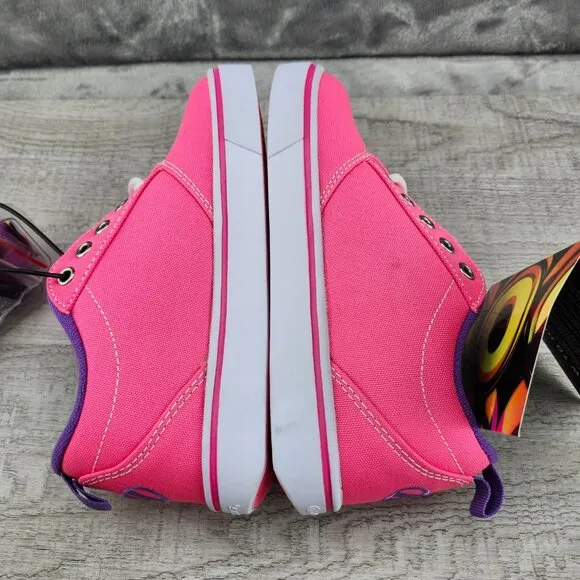 Heelys Pro 20 Skate Girl Size Y2 (EU 33) Pink White Lilac Shoes NIB