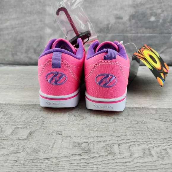 Heelys Pro 20 Skate Girl Size Y2 (EU 33) Pink White Lilac Shoes NIB