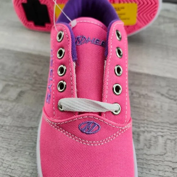 Heelys Pro 20 Skate Girl Size Y2 (EU 33) Pink White Lilac Shoes NIB