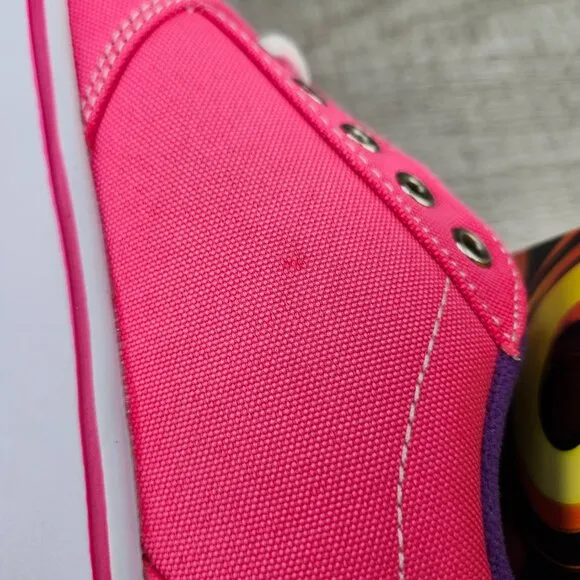 Heelys Pro 20 Skate Girl Size Y2 (EU 33) Pink White Lilac Shoes NIB