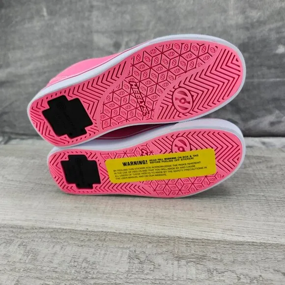 Heelys Pro 20 Skate Girl Size Y2 (EU 33) Pink White Lilac Shoes NIB