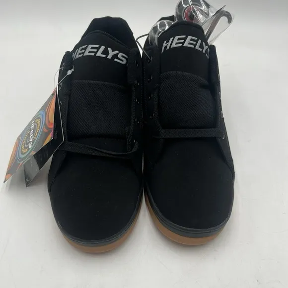 Heelys Shoes Mens 12 Black Propel 2.0 Gum Wheel Skate Sneakers