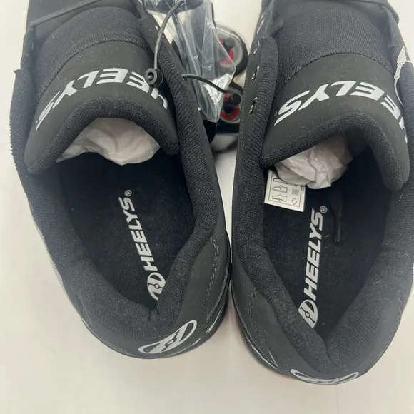 Heelys Shoes Mens 12 Black Propel 2.0 Gum Wheel Skate Sneakers