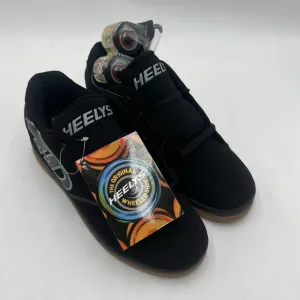 Heelys Shoes Mens 12 Black Propel 2.0 Gum Wheel Skate Sneakers