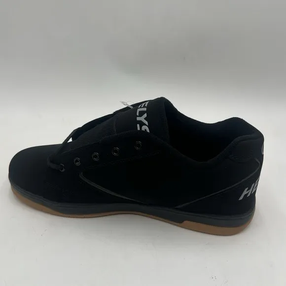 Heelys Shoes Mens 12 Black Propel 2.0 Gum Wheel Skate Sneakers