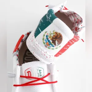 Hey Dude Mexican Flag Wally Funk Break Hola Hecho Mexico HTF Shoes Size M9 W11
