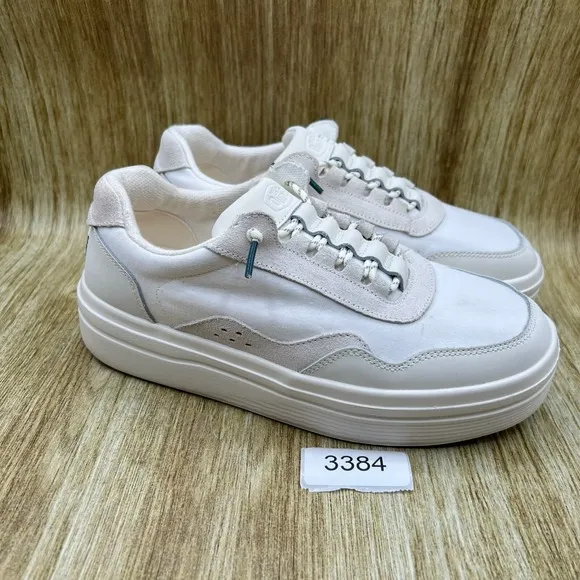 Hey Dude Shoes Hudson Lift Sport Women's Size 9 Cream White Shoes Slip On Loafer