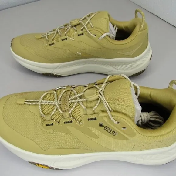 Hoka One One Men’s Transport GTX Sneakers Wheat Yellow Size 8.5 Waterproof