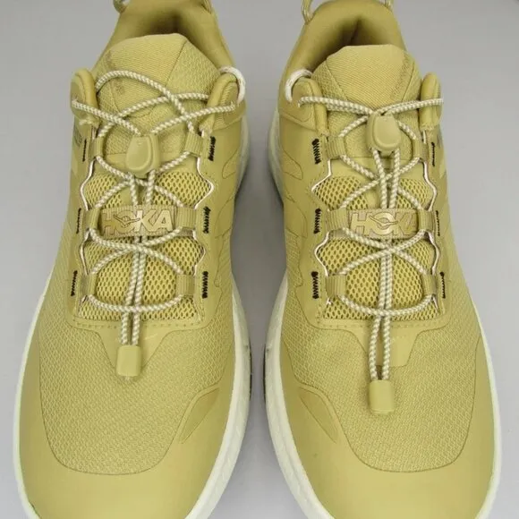 Hoka One One Men’s Transport GTX Sneakers Wheat Yellow Size 8.5 Waterproof