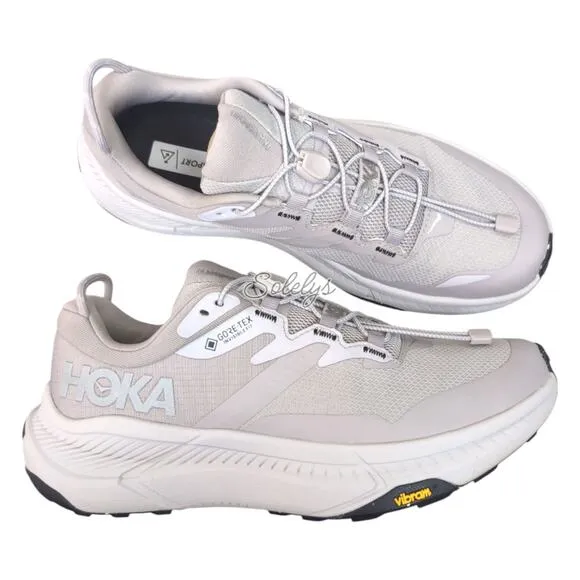 HOKA ONE ONE Transport GTX Womens 7B Opal Vaporous Waterproof Lifestyle Sneaker