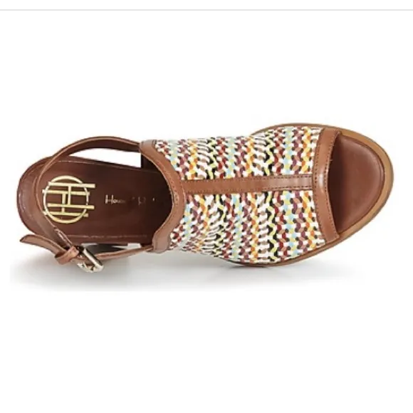 House of Harlow 1960 Teagan woven leather sandals