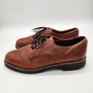H.S. Trask Leather Oxford Lace Ups Brown Men Size 9.5 M Shoes