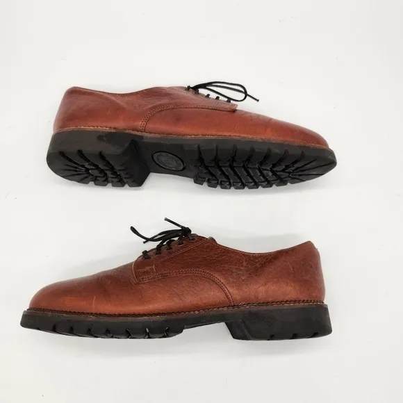 H.S. Trask Leather Oxford Lace Ups Brown Men Size 9.5 M Shoes
