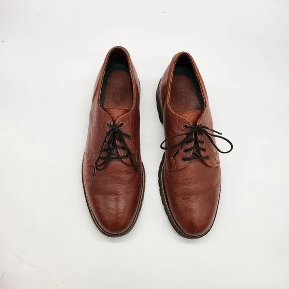 H.S. Trask Leather Oxford Lace Ups Brown Men Size 9.5 M Shoes