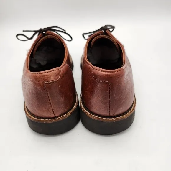 H.S. Trask Leather Oxford Lace Ups Brown Men Size 9.5 M Shoes