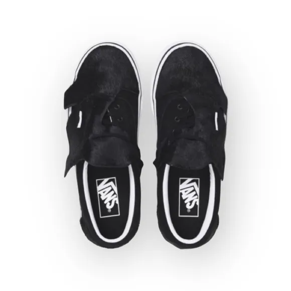 HTF: new Vans ™ ®✌︎︎ Origami Calf Hair Skate Shoes Sneaker ✌︎︎ Black Suede ✌︎︎
