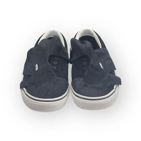 HTF: new Vans ™ ®✌︎︎ Origami Calf Hair Skate Shoes Sneaker ✌︎︎ Black Suede ✌︎︎