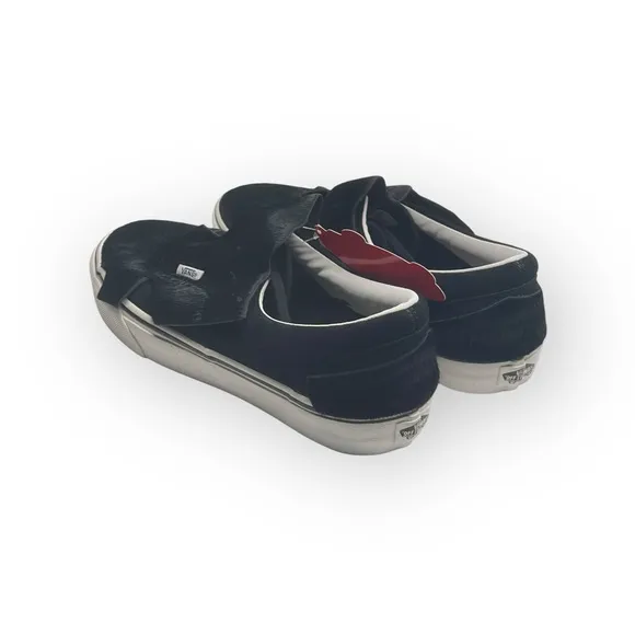 HTF: new Vans ™ ®✌︎︎ Origami Calf Hair Skate Shoes Sneaker ✌︎︎ Black Suede ✌︎︎