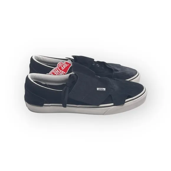 HTF: new Vans ™ ®✌︎︎ Origami Calf Hair Skate Shoes Sneaker ✌︎︎ Black Suede ✌︎︎