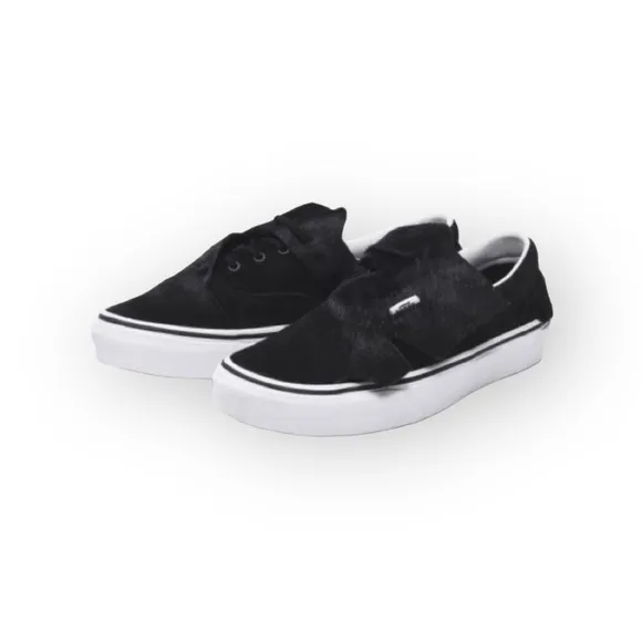 HTF: new Vans ™ ®✌︎︎ Origami Calf Hair Skate Shoes Sneaker ✌︎︎ Black Suede ✌︎︎