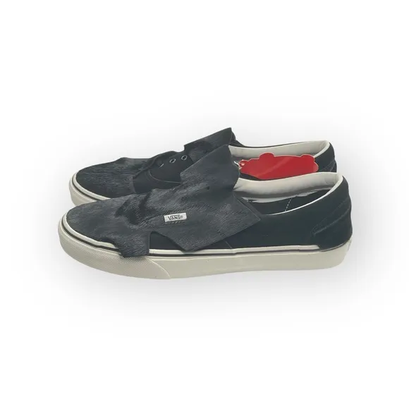 HTF: new Vans ™ ®✌︎︎ Origami Calf Hair Skate Shoes Sneaker ✌︎︎ Black Suede ✌︎︎