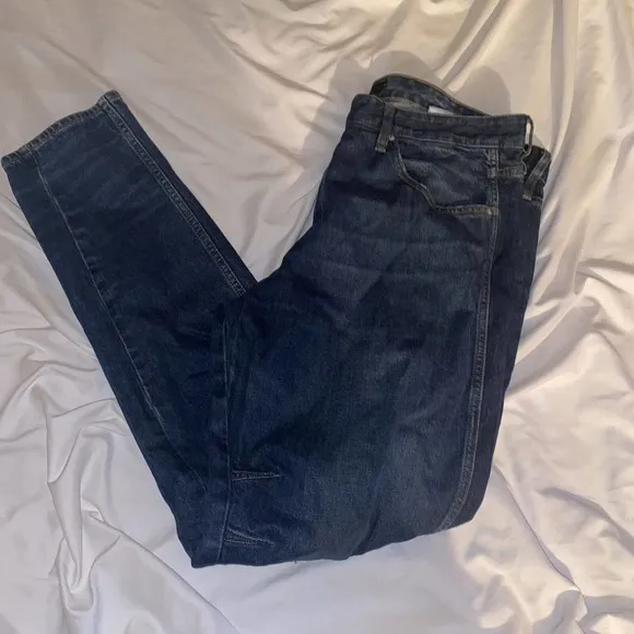 HUDSON Bow Legged Men‎ Size 38 Tapped Bagged Blue M726DPP