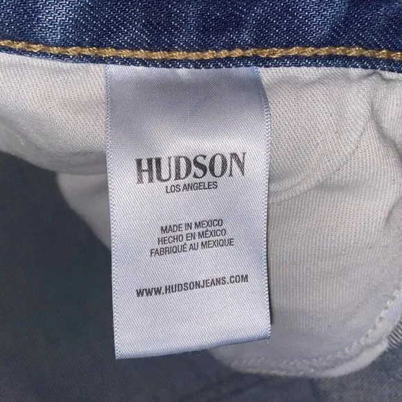 HUDSON Bow Legged Men‎ Size 38 Tapped Bagged Blue M726DPP