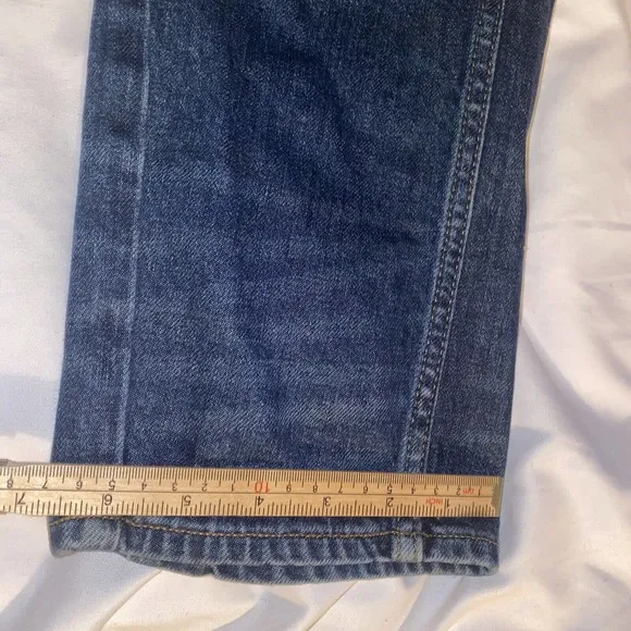HUDSON Bow Legged Men‎ Size 38 Tapped Bagged Blue M726DPP