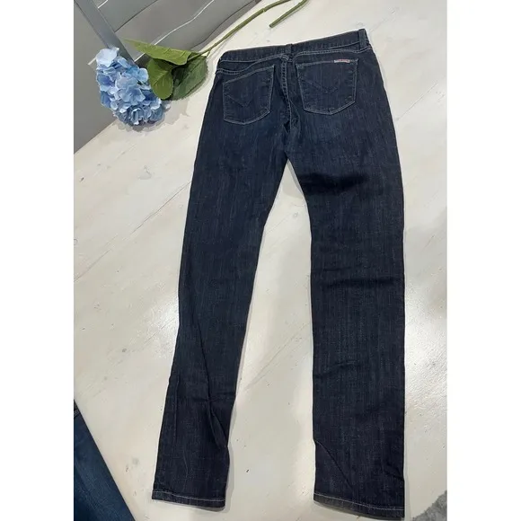 Hudson Jeans Dark Wash Denim Straight Leg Women's Jeans Size 26