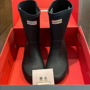 Hunter Kids First Classic Black Boots