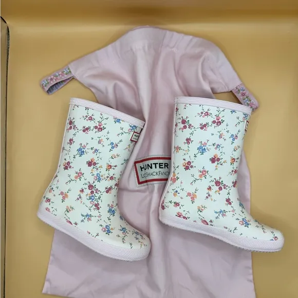 Hunter x LoveShackFancy Little Kids First Classic Boot Sunrise Size 10 Toddler