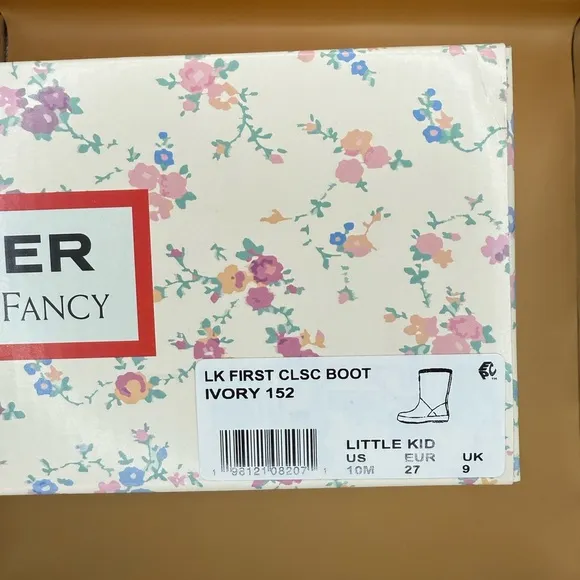 Hunter x LoveShackFancy Little Kids First Classic Boot Sunrise Size 10 Toddler
