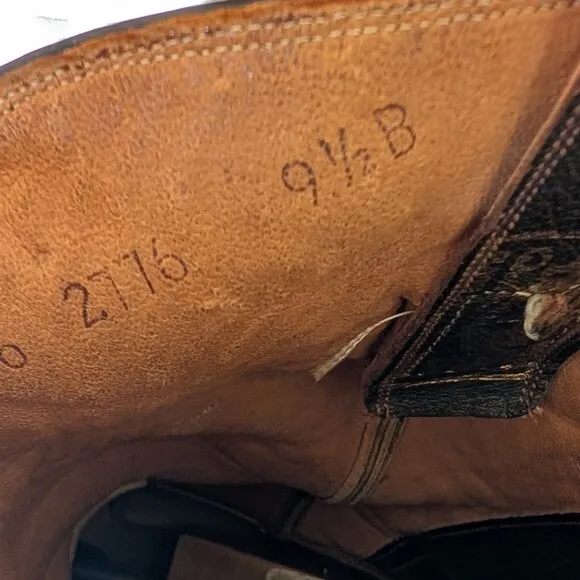 Hyer western leather boots vintage handmade classic