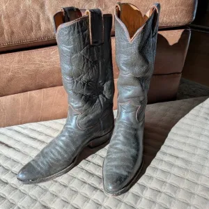 Hyer western leather boots vintage handmade classic