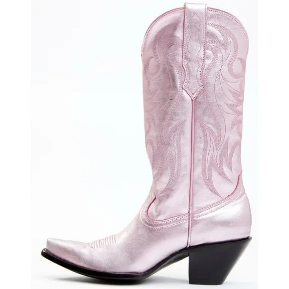 Idyllwind NWT Western Metallic Pink Boots Women’s 8.5 Cowgirl Barbie Core Rodeo