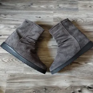 Igi&amp;co Gray Suede Slouch Boots size 40