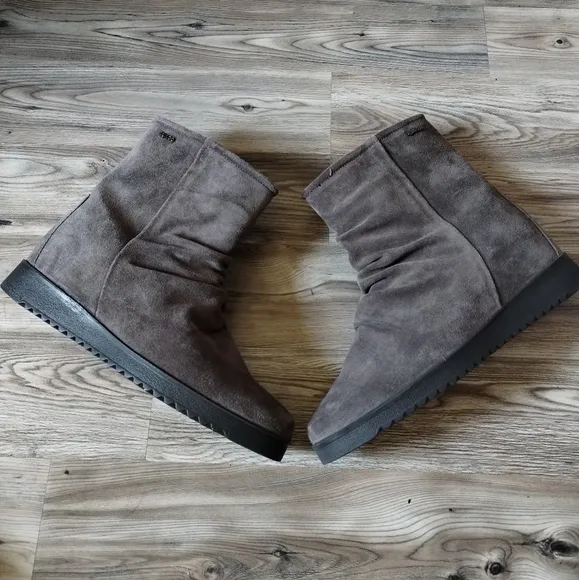 Igi&amp;co Gray Suede Slouch Boots size 40