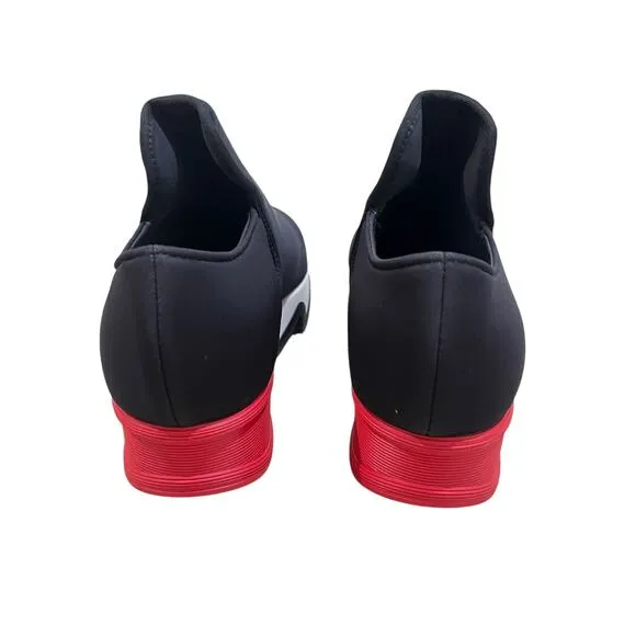 iRi Women's Wes I Neoprene Sneakers Shoes Slip on Black Red Size 38.5 US 8.5
