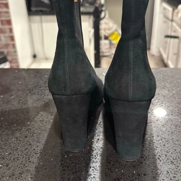 IRO Womens Eidem Black Suede Chelsea Boots Size 40 Preowned Equivalent to US 40