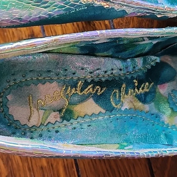 Irregular Choice Minoa cobra python snake shoes size 39 blue