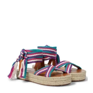 Isabel Marant Women Malay Espadrille Sandals Flatform EU 39 US 9 Pink Purple New