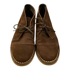 J. CREW Men’s 100% Suede Chukka Boots in Dark Brown Size 8