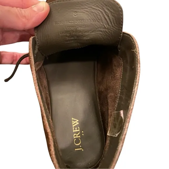 J. CREW Men’s 100% Suede Chukka Boots in Dark Brown Size 8