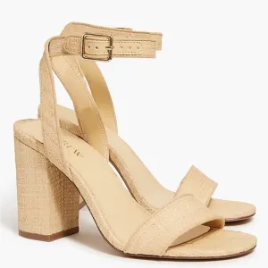J Crew Woven heeled sandals BW880