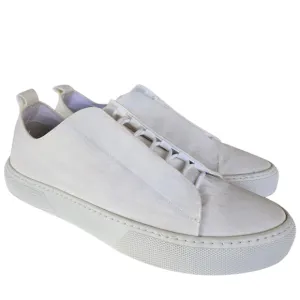 James Perse Womens Italian Solstice White Nylon Excellent Sneakers Shoes Size 10