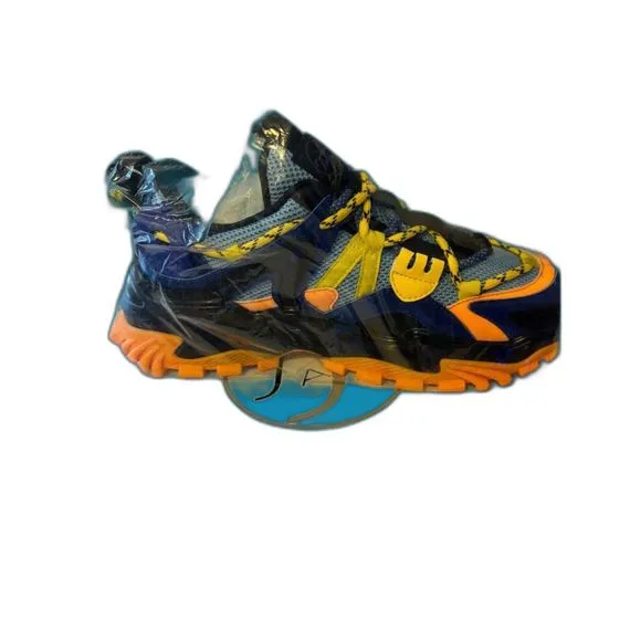 Javi Swipe Org/Blue Athletic men's shoes Sz 7 1/2 NIB