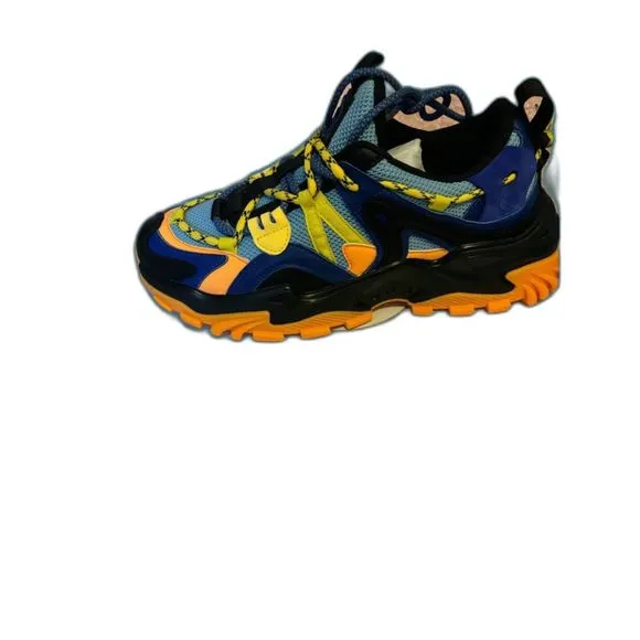 Javi Swipe Org/Blue Athletic men's shoes Sz 8 NIB