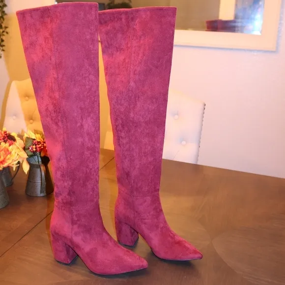 🆕Jeffrey Campbell suede knee boots