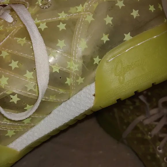 Jeremy Scott x Adidas Clear Glow in Dark Stars Sneakers Shoes